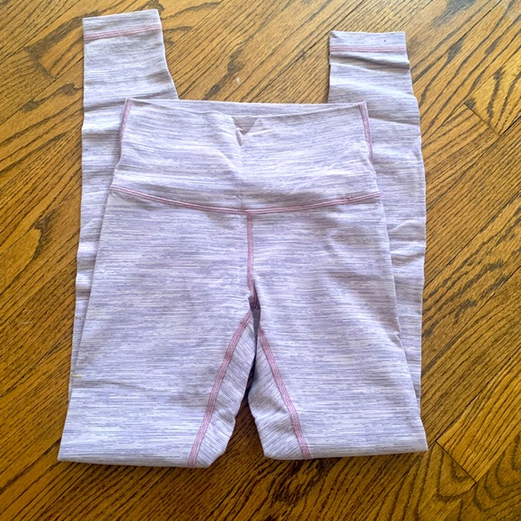 Lululemon Wunder Under Light Pink Leggings size 4 - Picture 1 of 7